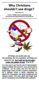 The Christian and Drugs